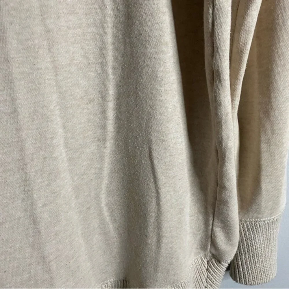Aerie Women's Cream Open Front Knit Sweater Cardigan - Picture 9 of 9